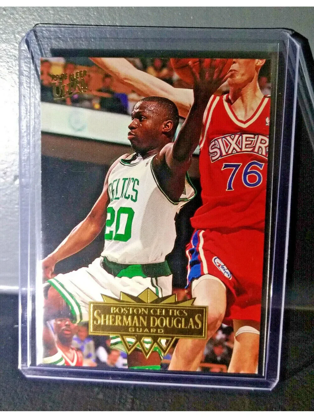 1995-96 Sherman Douglas Fleer Ultra #10 Basketball Card